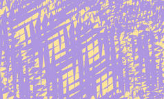 流行艺术风格的黄色和紫色抽象肋背景，墙纸与催眠创意设计理念 