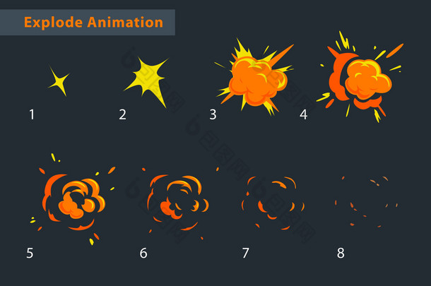 <strong>爆炸效果动画</strong>