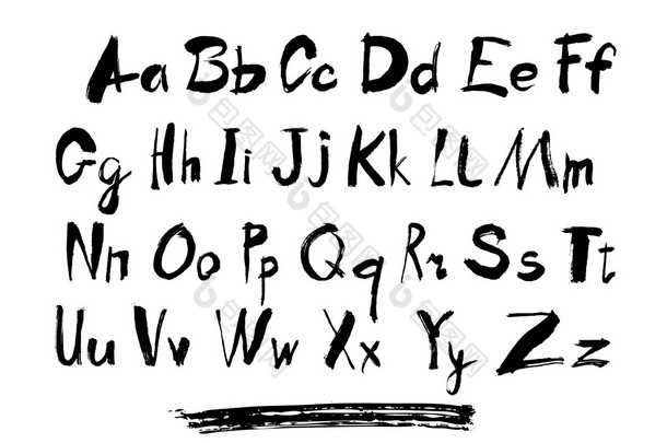 字母表字母小写字母、 大写字母和数字.