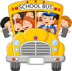 学童乘坐校车