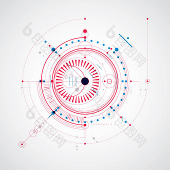 矢量工程技术背景, 未来技术计划, 机制。机械方案, 抽象工业设计可作为网站背景.图片