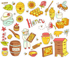 蜂蜜元素涂鸦集