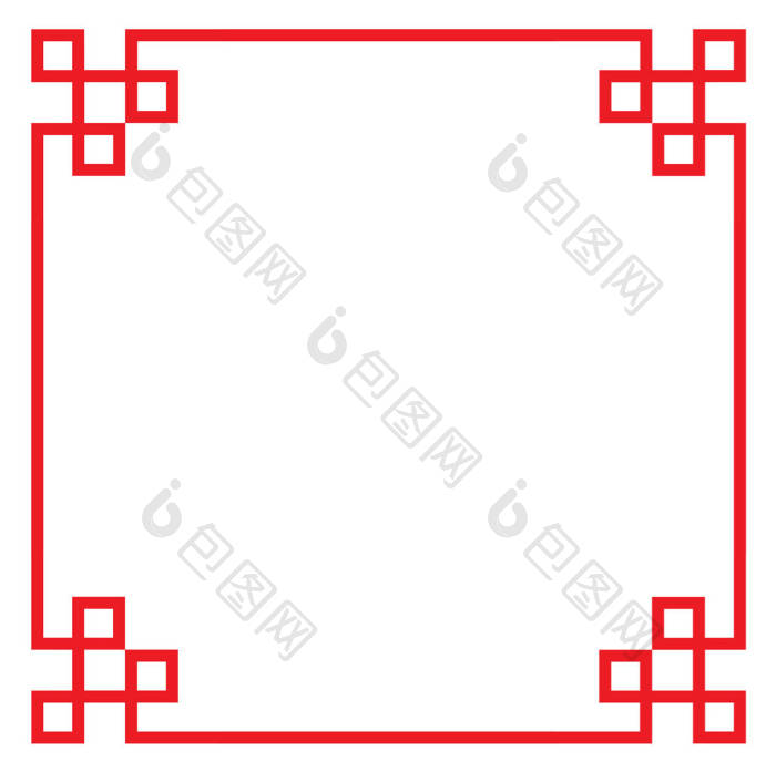 中国图案框架矢量边框艺术中国风格图片-包图网企业站