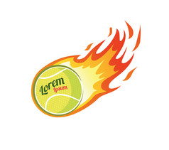 网球与火焰