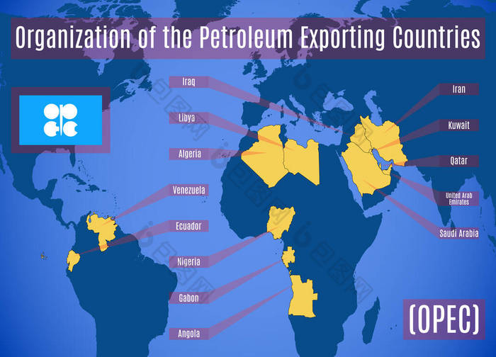 石油输出国组织地图图片