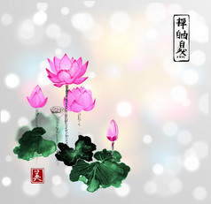 莲花手绘 