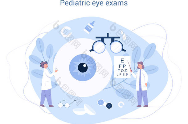 眼科概念。眼睛<strong>护理</strong>和视力的想法.