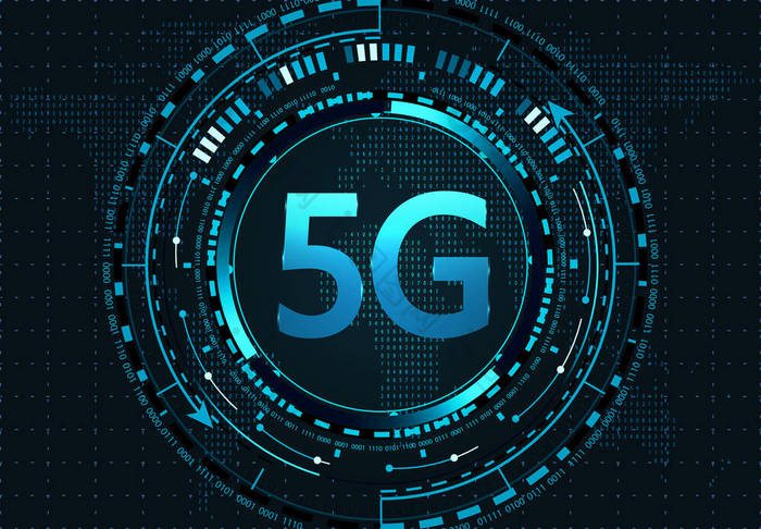 5g 全新无线高速互联网连接和 Wi-Fi。插图