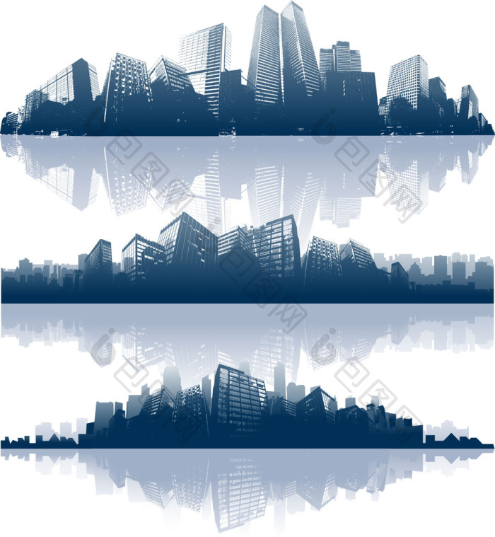 城市天际线背景图片-包图网企业站
