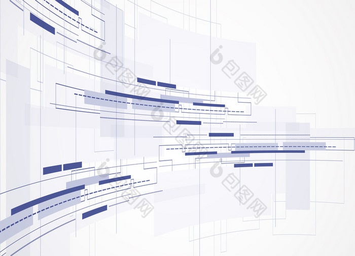 抽象的技术背景。未来的技术接口。Vecto