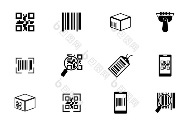 Qr 代码和<strong>栏</strong>图标设置