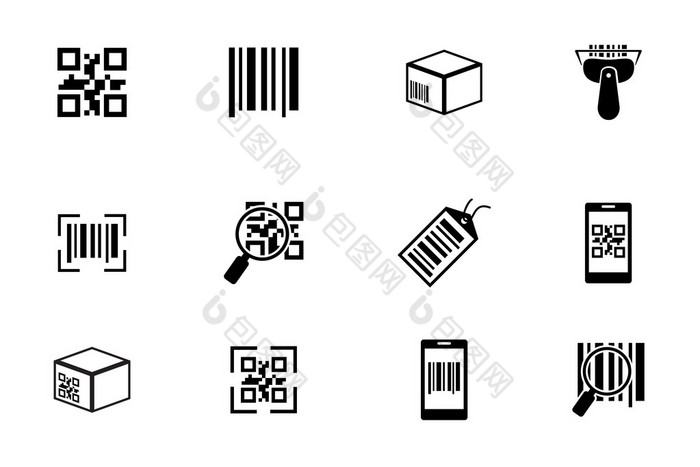 Qr 代码和栏图标设置