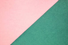 柔和的粉红色和绿色抽象双色调背景设计