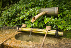 日本园林中的弹簧水关键