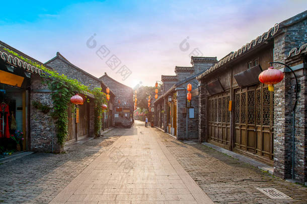 中国扬州古城街