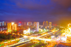 利川市的夜景