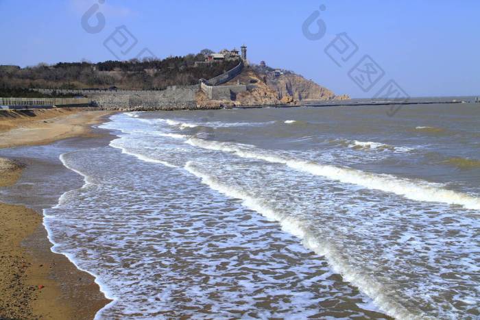 中国山东省青岛市天桥与海上风景-包图企业站