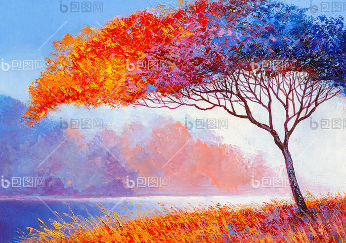 印象派油画风景高清图片下载-印象派油画风景图片-印象派油画风景