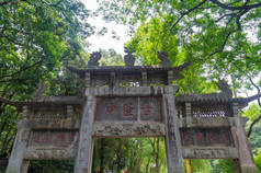 湖北祥阳古龙忠风景区的夏季风景