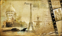 关于巴黎的回忆...复古 photoalbum 系列