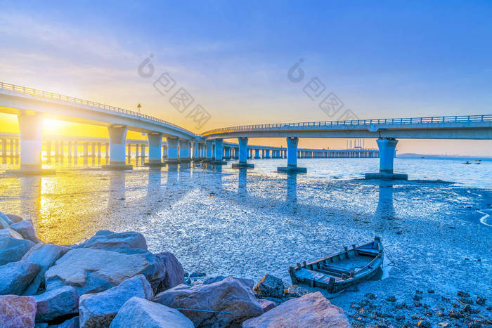 青岛胶州湾大桥图片-包图网企业站