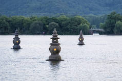 美丽的杭州西湖景观