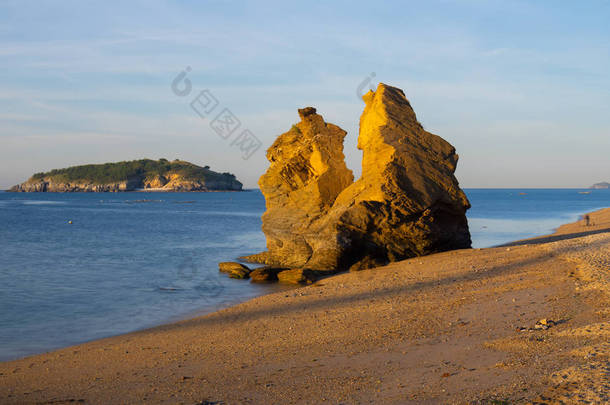 晚夏大连金石国家<strong>地质公园</strong>及滨海路的风景