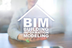 比姆-构建信息建模。工业和技术概念.