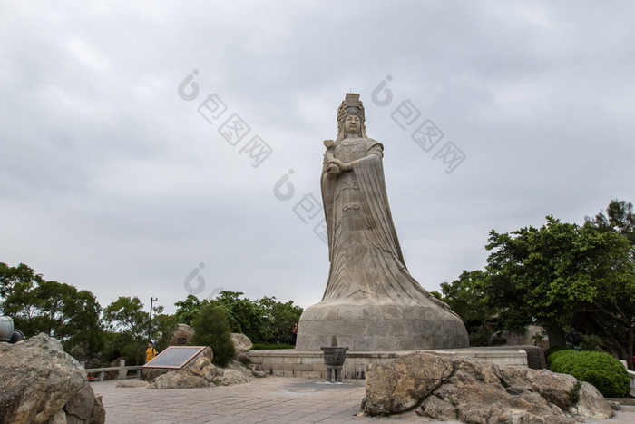 福建省湄洲岛上的妈祖像，