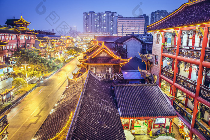 成都城市风景图片-包图网企业站