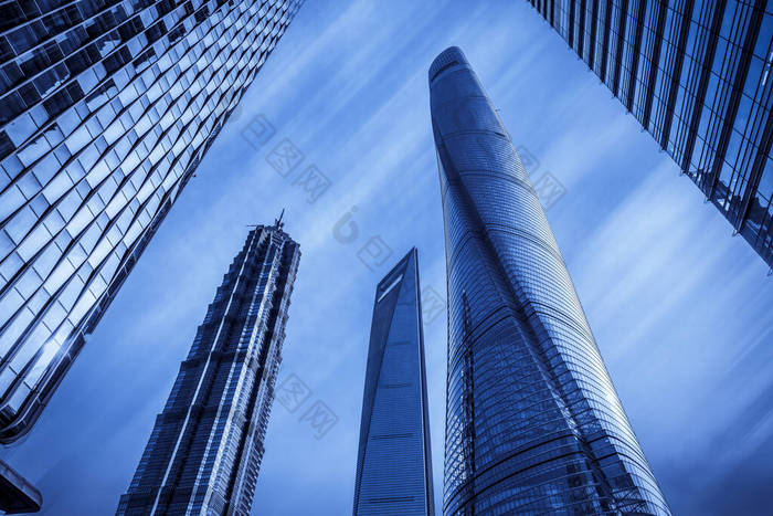 上海市金融区的城市建筑摩天大楼图片-包图网企业站