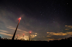 针轮和星空