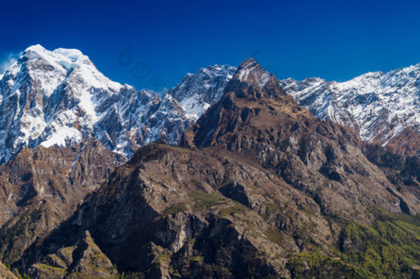 在珠穆朗玛峰地区山