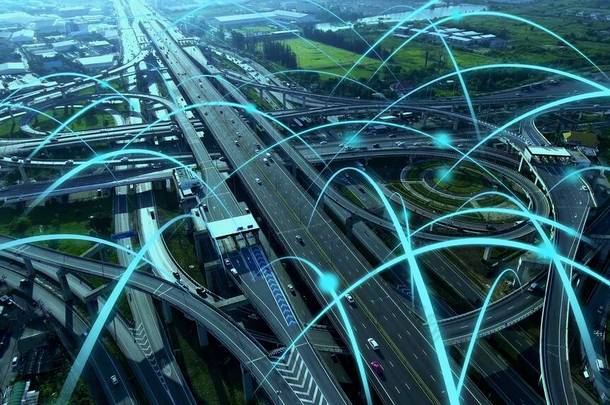 连通网络全球化的智能化数字城市公路