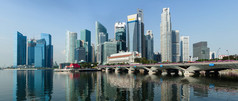 新加坡商务中心全景图