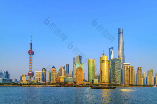 上海城市建筑天际线