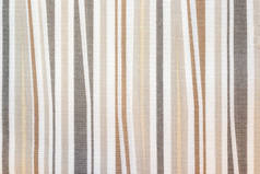 条纹米色, 棕色和灰色纺织纹理背景, 垂直条.