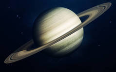 土星 - 太阳系的行星在高品质的。科学瓦