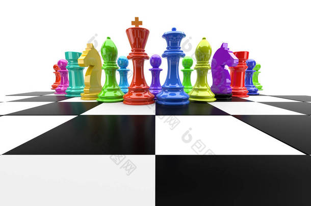 3d 国际象棋渲染