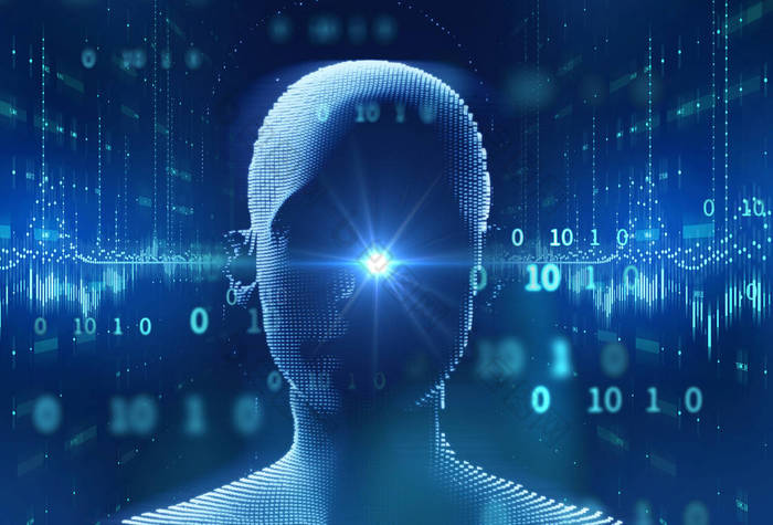 双曝光的图片虚拟人类图片-包图网企业站