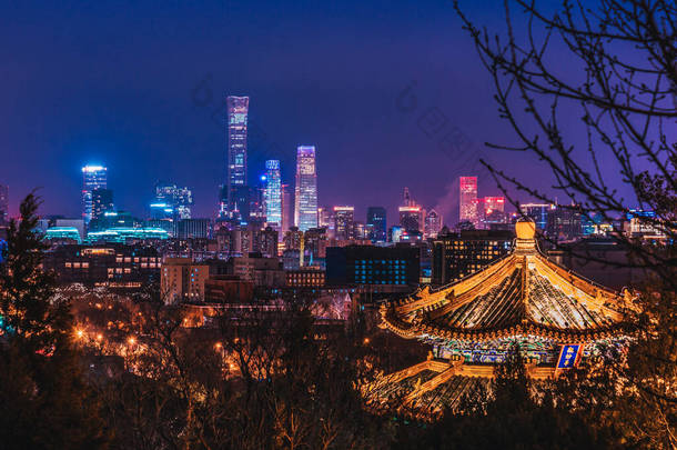 CBD中国北京夜景