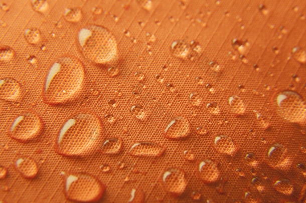 橙色的<strong>防水</strong>纺织背景
