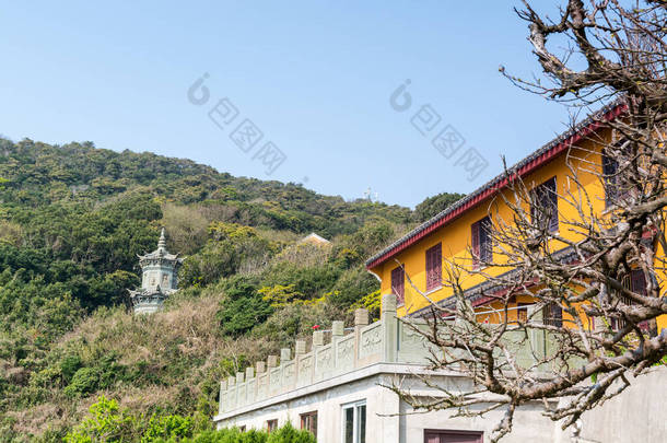 在位于浙江省<strong>舟山</strong>普陀山东南莲花海的罗家山上建造中国佛寺，是观音菩萨修行的地方