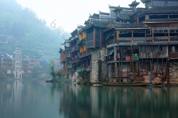 旧中国传统小镇