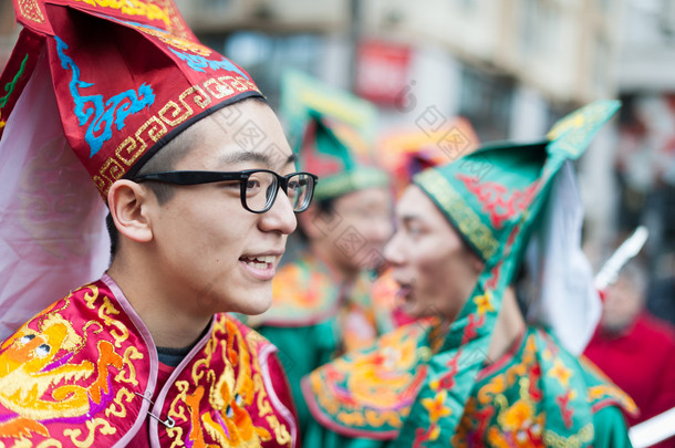 中国新年游行巴黎