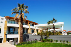 建设现代化的豪华酒店，皮埃里亚，希腊的