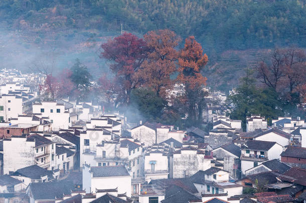 <strong>中国</strong>最<strong>美丽</strong>的乡村在深秋, 石城村, 武源县, 江西省