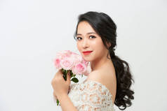 年轻迷人的亚洲模特，如新娘新娘新娘新娘新娘新娘新娘