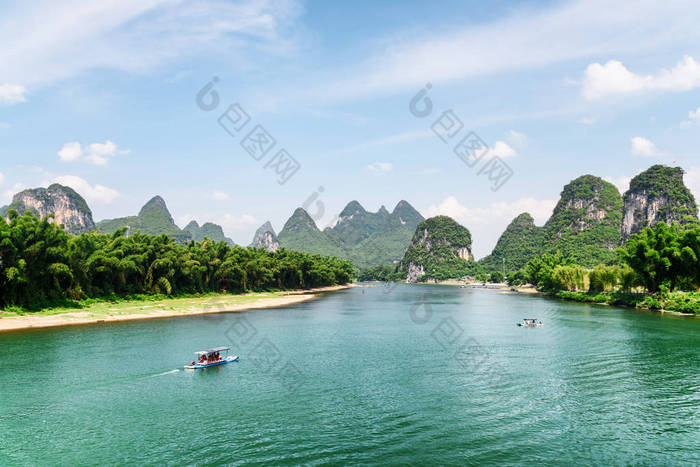 中国碧水漓江美景