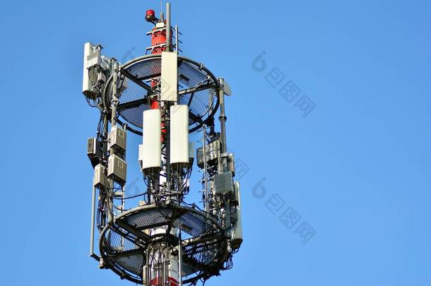 基站网络操作员。5G 。4G, 3G<strong>移动</strong>技术